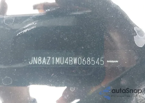 2011 Nissan Murano Sl из США, поврежденный, VIN JN8AZ1MU4BW068545